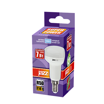 Лампа светодиодная PLED- SP R50 7w 5000K E14 230/50 Jazzway