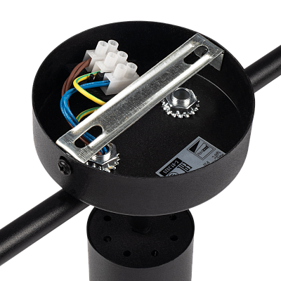 Светильник декоративный под лампу PCL 0403 3xGU10 BL 230V IP20