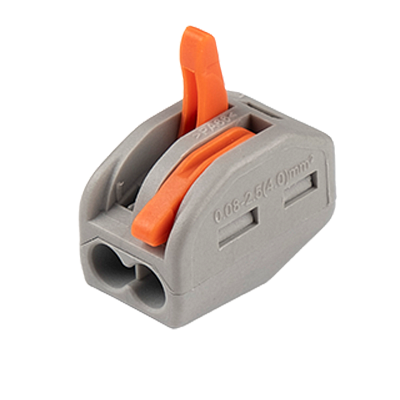 Клемма монтажная СМК PTC-2P 222-412 450V 32A 0,08-2,5(4.0)mm2 /50 шт./ Jazzway