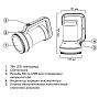 Фонарь Accu5-L7W/L30-bk