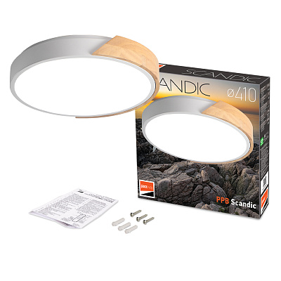 Светильник светодиодный потолочный PPB Scandic-R 36w 4000K WH/W IP20