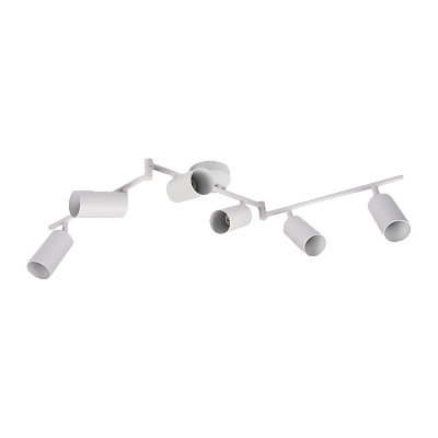 Светильник декоративный под лампу PCL 0606 6xGU10 WH 230V IP20