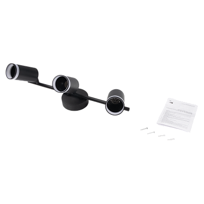 Светильник декоративный под лампу PCL 0103 3xGU10 BL 230V IP20 