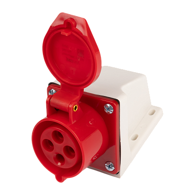 Розетка стационарная наружная PPC 114 16A 380V IP44