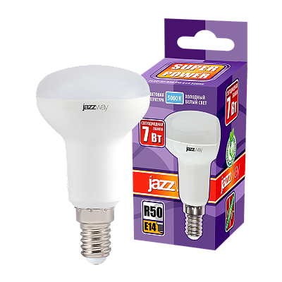 Лампа светодиодная PLED- SP R50 7w 5000K E14 230/50 Jazzway