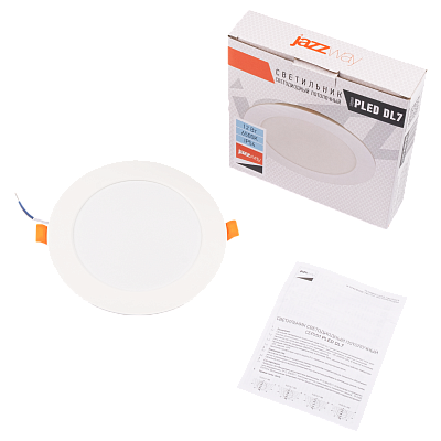 Cветильник светодиодный встраиваемый PLED DL7 12W 6500K WH IP54
