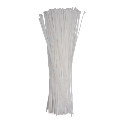 Кабельная стяжка PCT 4,8x400-100WH PA6.6 Jazzway (100 шт/уп)
