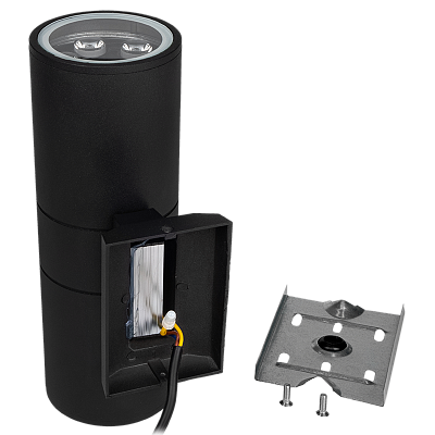 Светильник светодиодный фасадный PWL-26090/30D 2x5w 6500K BL IP65