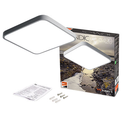 Светильник светодиодный потолочный PPB Scandic-S 54w 4000K GR IP20