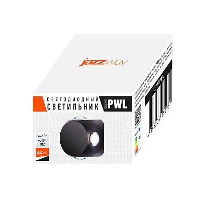 Светильник светодиодный фасадный PWL-07575/80D 4x2w 4000K BL IP54