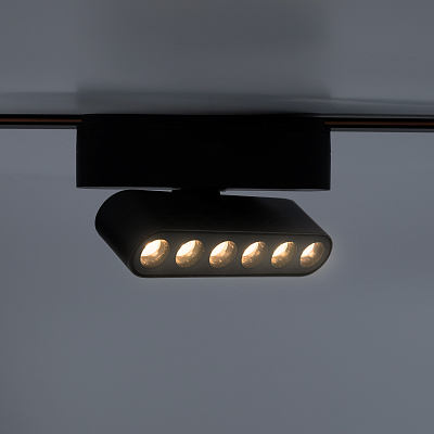 Низковольтный трековый светильник MTR16 1306R 6W 3000K spot 36° BL IP20