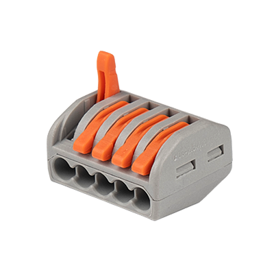 Клемма монтажная СМК PTC-5P 222-415 BL/5 450V 32A 0,08-2,5(4.0)mm2 / 5 шт./ Jazzway 