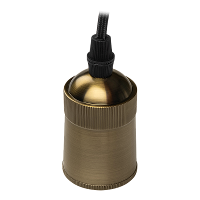 RETRO патрон с проводом PLC 03 ANTIQUE BRONZE
