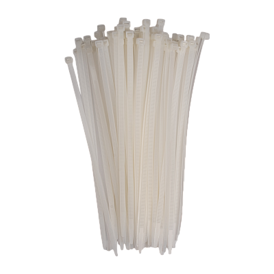 Кабельная стяжка PCT 7,6x300-100WH PA6.6 Jazzway (100 шт/уп) 