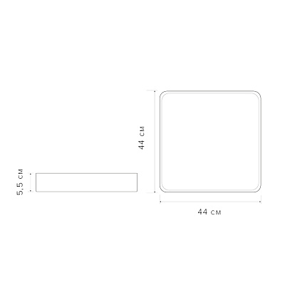 Светильник светодиодный потолочный PPB Scandic-S 72w DIM 3000-6500K WH/W IP20