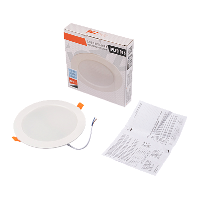 Cветильник светодиодный встраиваемый PLED DL6 15w 6500K WH IP40