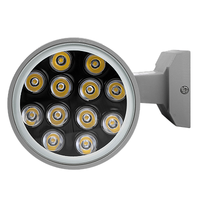 Светильник светодиодный фасадный PWL-300110/30D 2x12w 6500K GR IP65