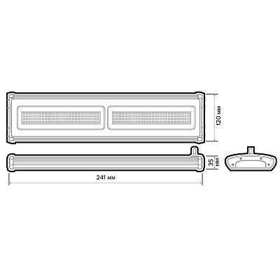 Светильник светодиодный для высоких пролетов PPI-03 50w
