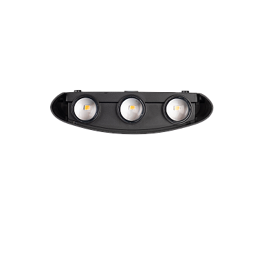 Светильник светодиодный настенный PWL-81170 6W+4W 4000K BL 230V IP54