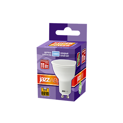 Лампа светодиодная PLED- SP GU10 11w 5000K-E Jazzway