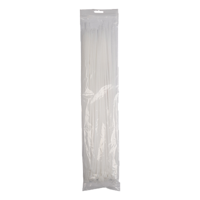 Кабельная стяжка PCT 4,8x450-100WH PA6.6 Jazzway (100 шт/уп)