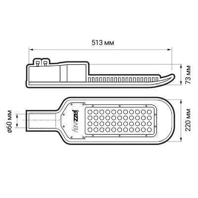 Светильник светодиодный PSL 02 PRO-5 100w