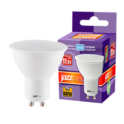 Лампа светодиодная PLED- SP GU10 11w 5000K-E Jazzway