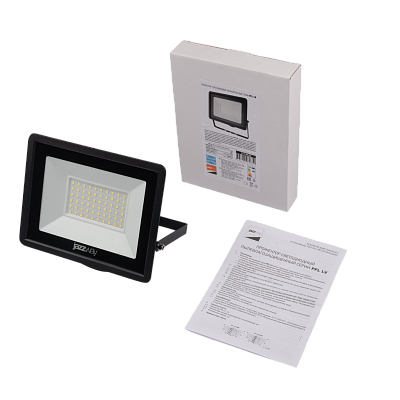 Прожектор светодиодный PFL LV 50W DC12-48V/AC12-48V  6500K IP65