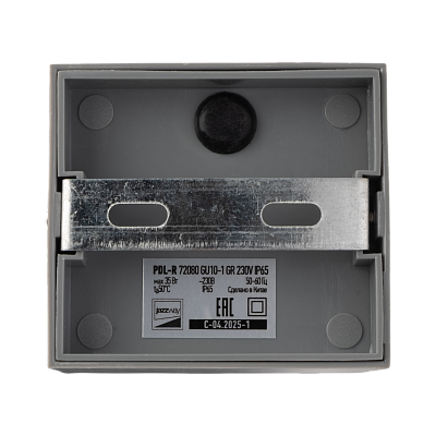 Светильники фасадные PDL-R 72080 GU10 -1 GR 230V IP65