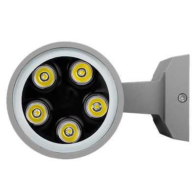 Светильник светодиодный фасадный PWL-26090/30D 2x5w 6500K GR IP65