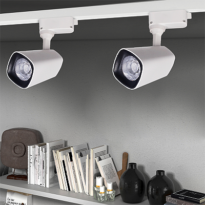 Трековый светильник светодиодный PTR 1615 15w 3000K 24° WH IP40