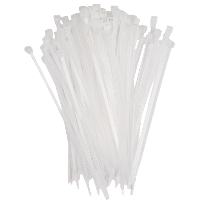 Кабельная стяжка PCT 3,6x150-100WH PA6.6 Jazzway (100 шт/уп) 