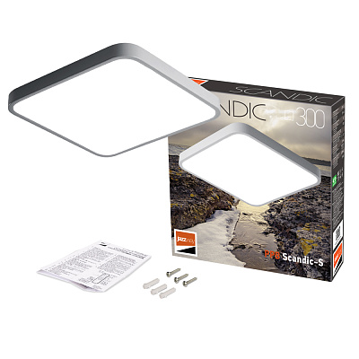 Светильник светодиодный потолочный PPB Scandic-S 36w 4000K GR IP20