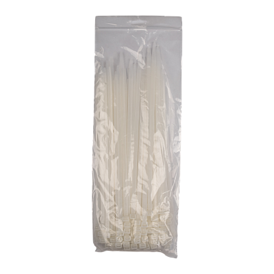 Кабельная стяжка PCT 7,6x300-100WH PA6.6 Jazzway (100 шт/уп) 