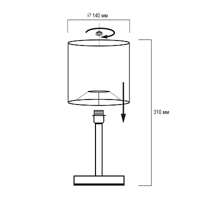 СВЕТИЛЬНИК JAZZ HOME Настольный JH1-01-iv