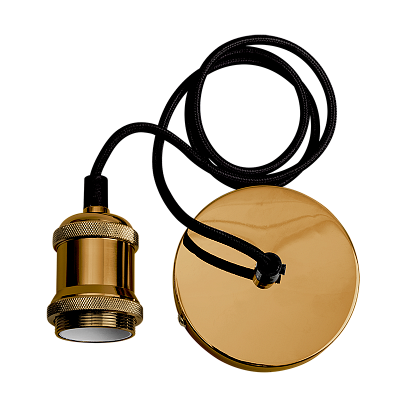 RETRO патрон с проводом PLC 01 ANTIQUE BRONZE