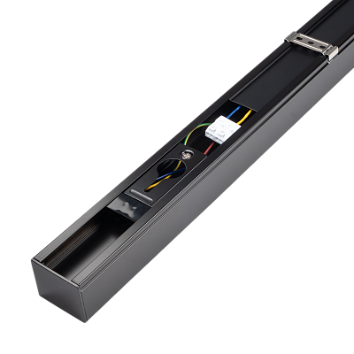 Cветильник накладной PSO-02 50w 4000K BLACK 1500x50 IP40