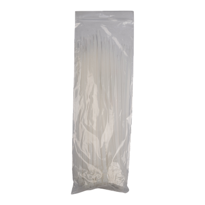 Кабельная стяжка PCT 7,6x350-100WH PA6.6 Jazzway (100 шт/уп) 