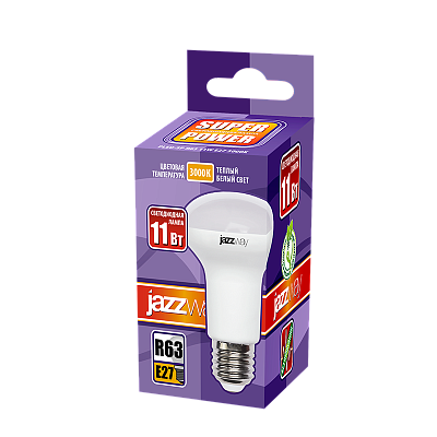 Лампа светодиодная PLED- SP R63 11w 3000K E27 230/50 Jazzway 