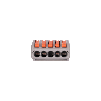 Клемма монтажная СМК PTC-5P 222-415 BL/5 450V 32A 0,08-2,5(4.0)mm2 / 5 шт./ Jazzway 