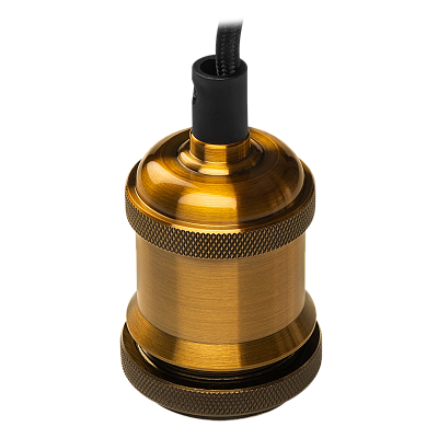 RETRO патрон с проводом PLC 01 ANTIQUE BRONZE