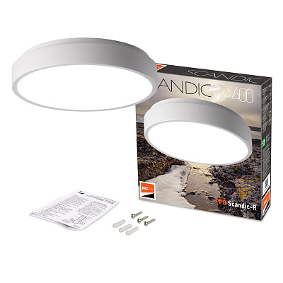 Светильник светодиодный потолочный PPB Scandic-R 36w 4000K WH IP20