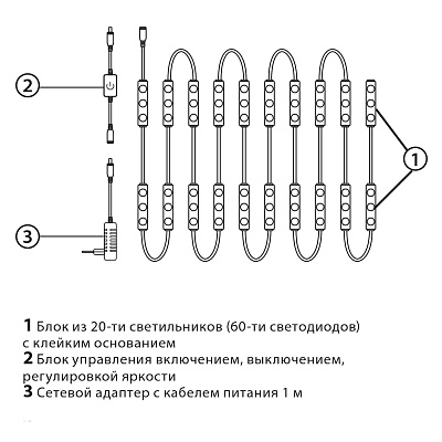 Подсветка зеркала ML-L20
