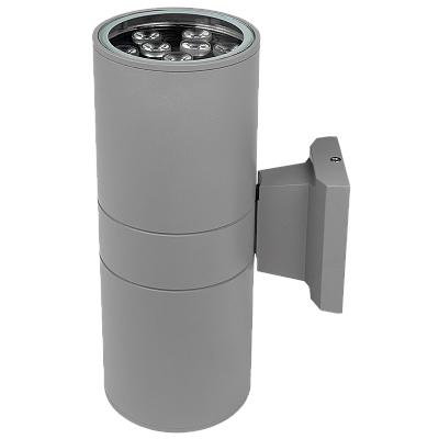Светильник светодиодный фасадный PWL-300110/30D 2x9w 6500K GR IP65