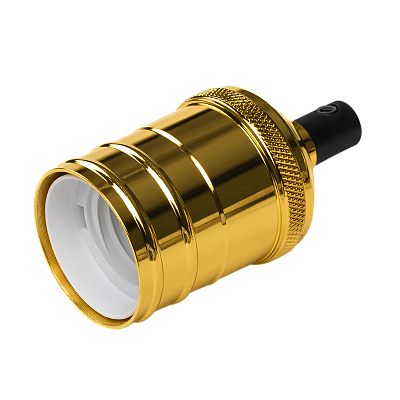 RETRO патрон с проводом PLC 02 GOLDEN