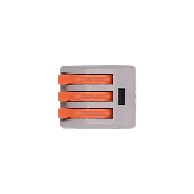 Клемма монтажная СМК PTC-3P 222-413 BL/10 450V 32A 0,08-2,5(4.0)mm2 / 10шт./ Jazzway 