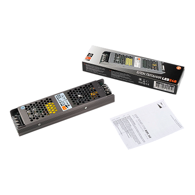 Блок питания IP20 для светодиодной ленты 24V