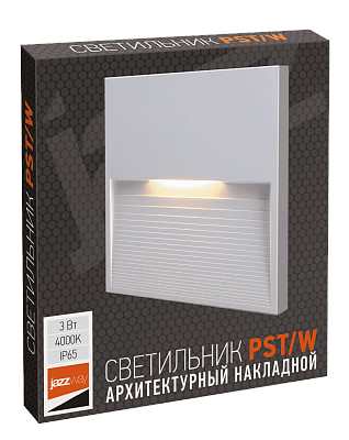 Светильник светодиодный накладной для подсветки стен и ступеней PST/W S120120