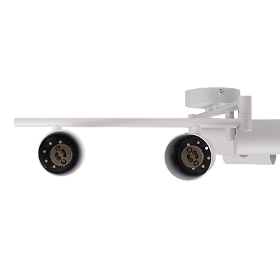 Светильник декоративный под лампу PCL 0606 6xGU10 WH 230V IP20