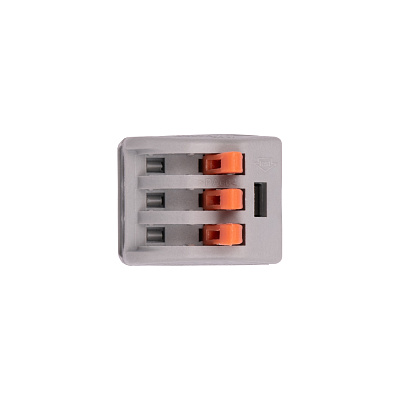 Клемма монтажная СМК PTC-3P 222-413 BL/10 450V 32A 0,08-2,5(4.0)mm2 / 10шт./ Jazzway 